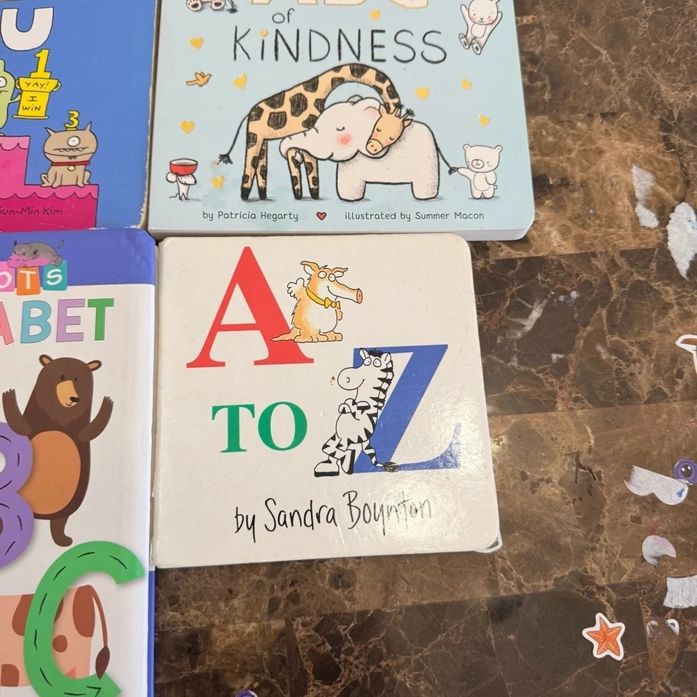 Set of 4 Toddler Board Books ABCs Numbers Kindness Sandra Boynton